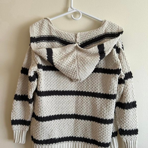 Size Small Rewind Hooded Open Front Sweater/Cardigan - Picture 2 of 8